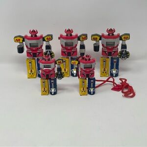 Vintage Power Rangers Megazord‎ Clock & Stop Watch 90s Lot UNTESTED
